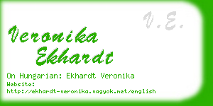 veronika ekhardt business card